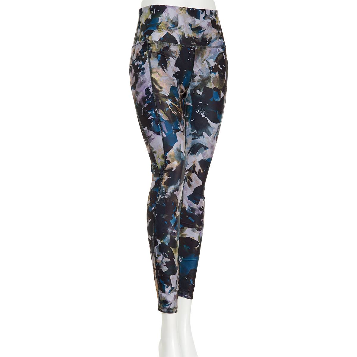 Womens RBX Peached Abstract Foliage Leggings