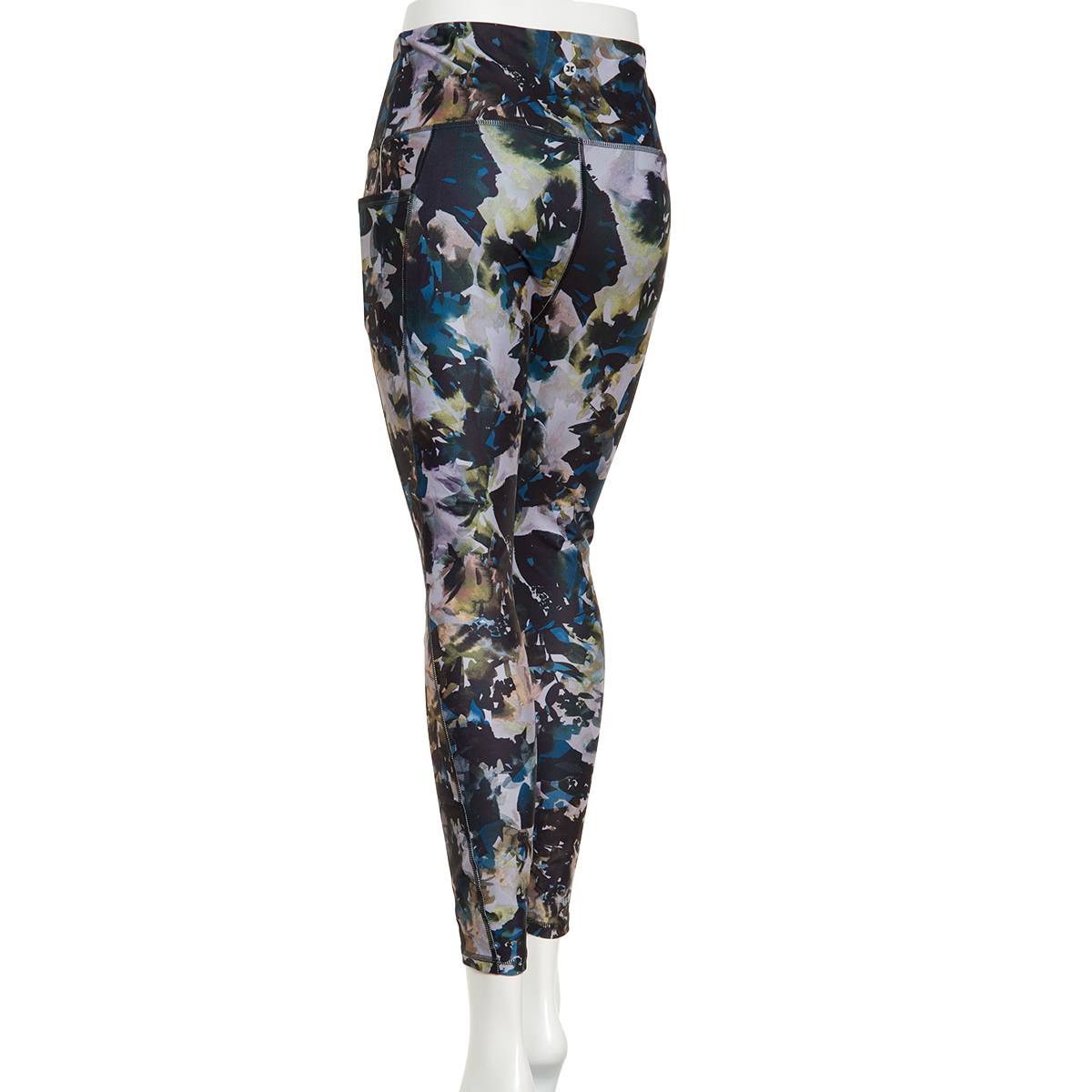 Womens RBX Peached Abstract Foliage Leggings