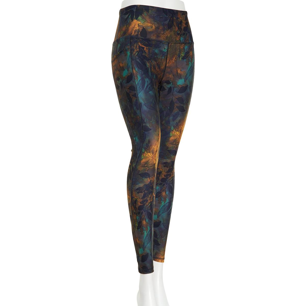 Womens RBX Peached Woodland Floral Leggings