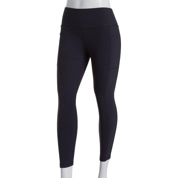 Womens RBX Carbon Peached Solid Ankle Leggings
