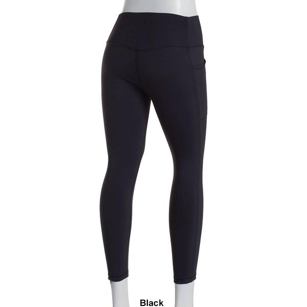 Womens RBX Carbon Peached Solid Ankle Leggings alternate view