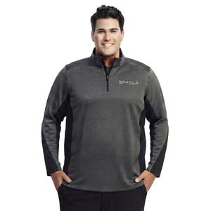 Mens Big & Tall Spyder 1/4 Zip Long Sleeve Shirt