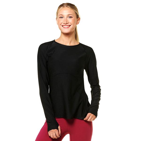 Womens Spyder Striated Long Sleeve Tee