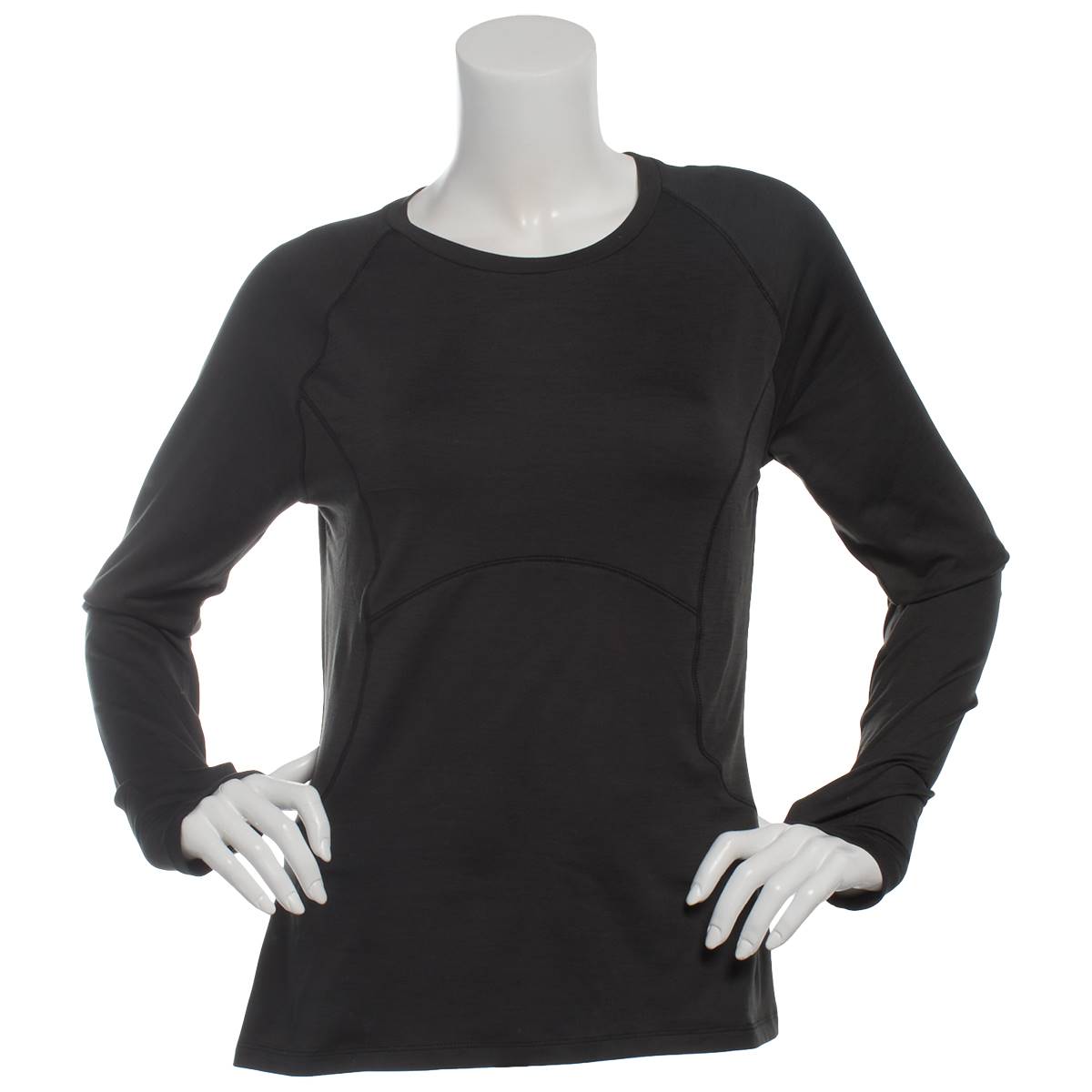 Womens Spyder Long Sleeve Crewneck Tee W/ Thumbholes