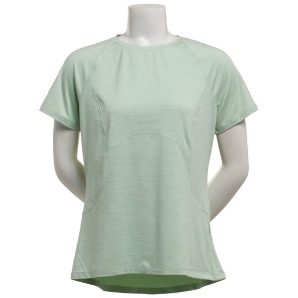 Womens Spyder Double Peached Short Sleeve Crew Neck Jersey Tee