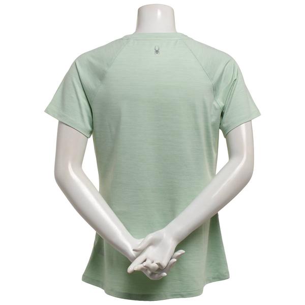 Womens Spyder Double Peached Short Sleeve Crew Neck Jersey Tee alternate view