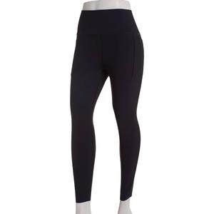Womens Spyder Peach Interlock Satin Stitch Ankle Leggings