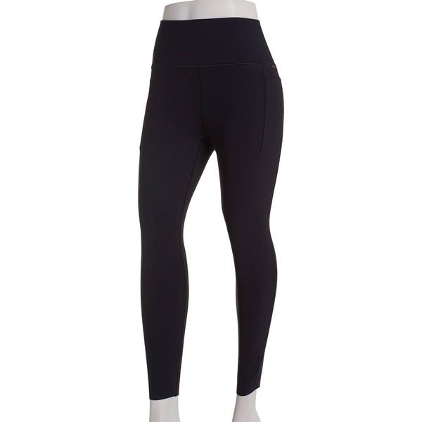 Womens Spyder Peach Interlock Satin Stitch Ankle Leggings
