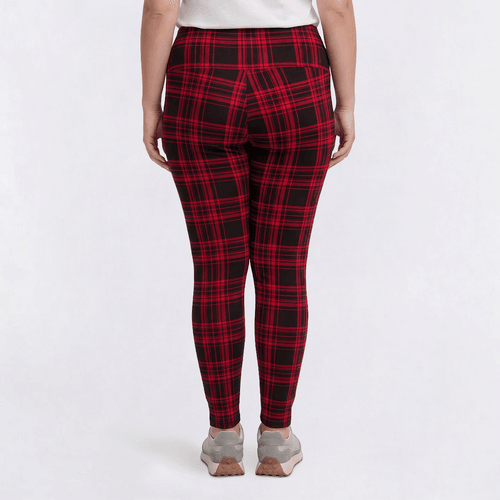 Plus Size French Laundry Laundry Plaid Brushed Back Leggings alternate view
