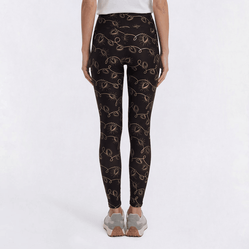 Womens French Laundry Gold Christmas Lights Leggings alternate view