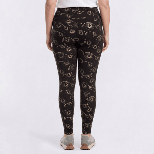 Plus Size French Laundry Gold Christmas Lights Leggings alternate view
