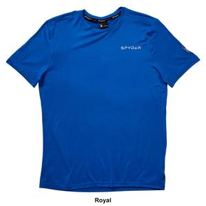 Mens Spyder Short Sleeve Solid Crew Neck Tee alternate view