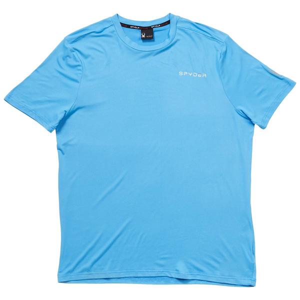 Mens Spyder Performance Solid Crew Neck Short Sleeve Tee alternate view