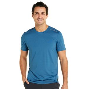 Mens Spyder Short Sleeve Jacquard Mesh Stripe Tee