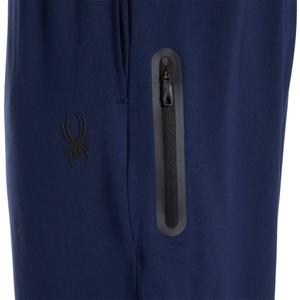 Mens Spyder 4-Way Stretch Knit Pants with Zipper - Dusty Navy alternate view