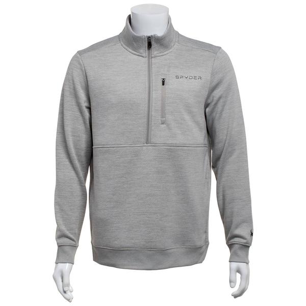 Mens Spyder Textured Bonded Fleece 1/4 Zip alternate view