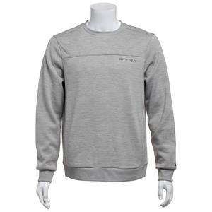 Mens Spyder Textured Bonded Fleece Crewneck alternate view