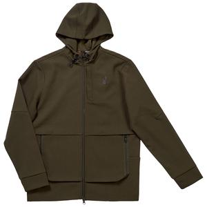 Mens Spyder Brushed Waffle Full Zip Jacket