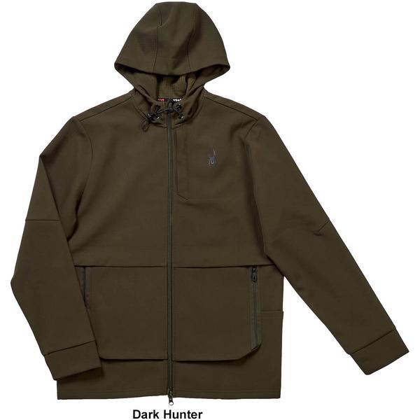 Mens Spyder Brushed Waffle Full Zip Jacket alternate view