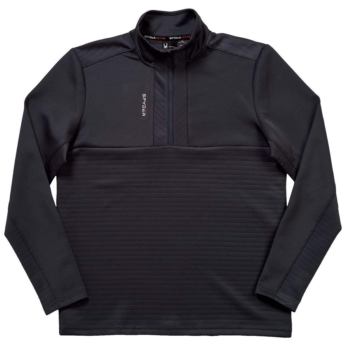 Mens Spyder Long Sleeve 1/4 Zip Scuba Jacket