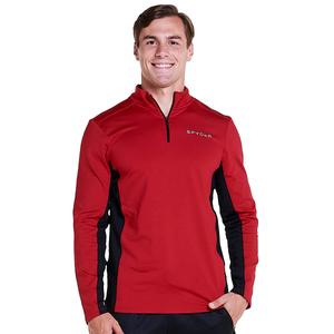 Mens Spyder Long Sleeve 1/4 Zip Color Block Performance Shirt alternate view
