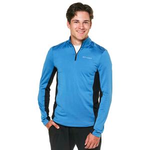 Mens Spyder Long Sleeve 1/4 Zip Color Block Performance Shirt