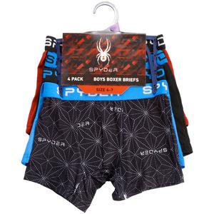 Boys (4-7) Spyder Knitted Boxer Briefs - Black/Blue
