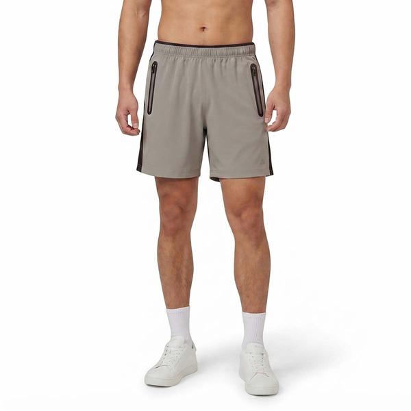 Mens RBX Stretch Woven Stripe Accent Solid Shorts