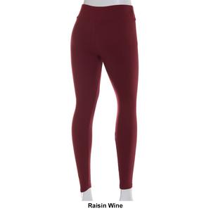Juniors Eye Candy Solid Peached Brushed Leggings alternate view