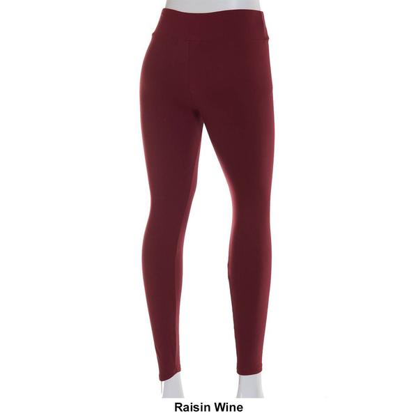 Juniors Eye Candy Solid Peached Brushed Leggings alternate view