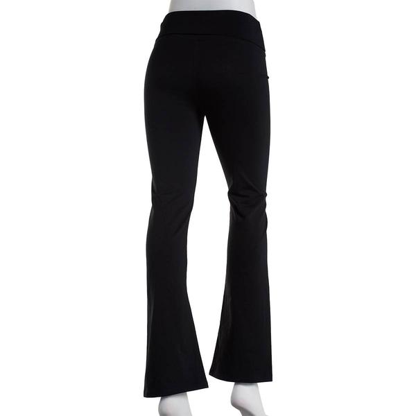 Juniors Urban Rebel Relaxed Fold Over Waist Flare Leggings alternate view