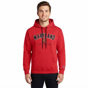 Mens Champion UMD Pullover Hoodie