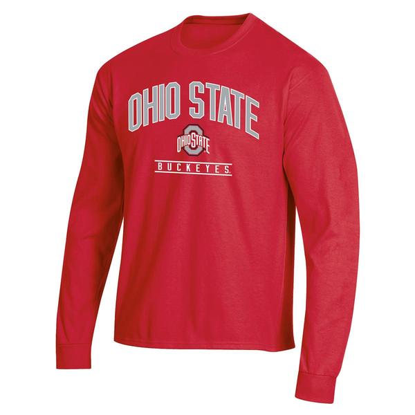 Mens Champion(R) Ohio State Long Sleeve Tee alternate view
