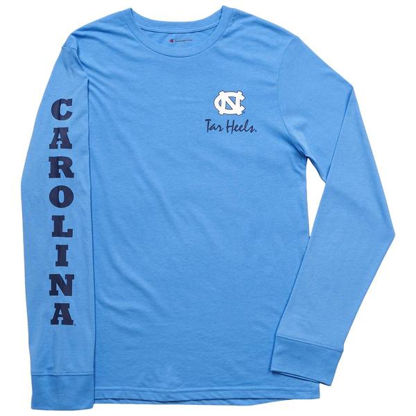 Mens Champion(R) UNC Long Sleeve Tee alternate view
