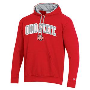 Mens Champion(R) Ohio State Fleece Pullover Hoodie alternate view
