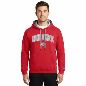 Mens Champion(R) Ohio State Fleece Pullover Hoodie