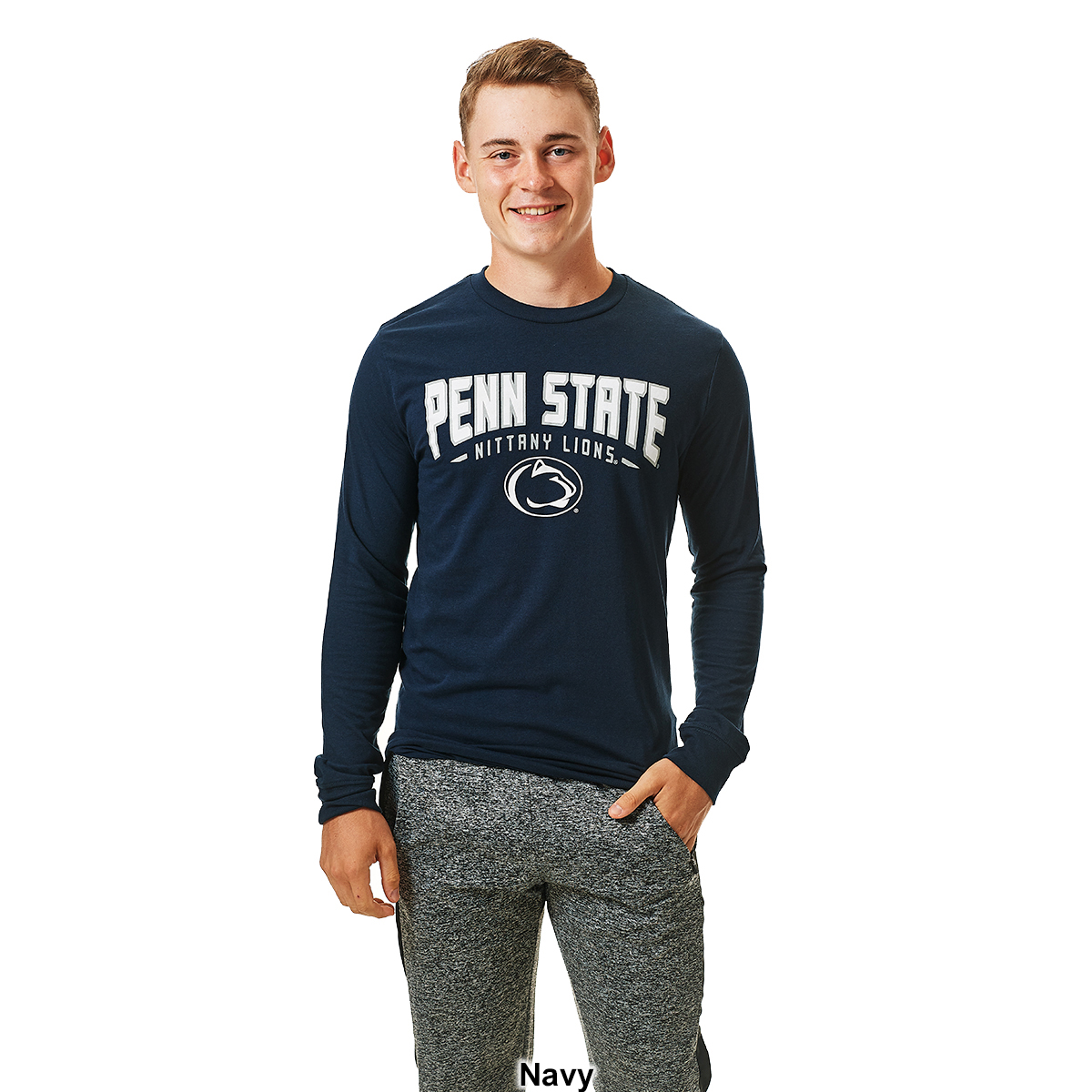 Mens Champion(R) Penn State University Long Sleeve Tee