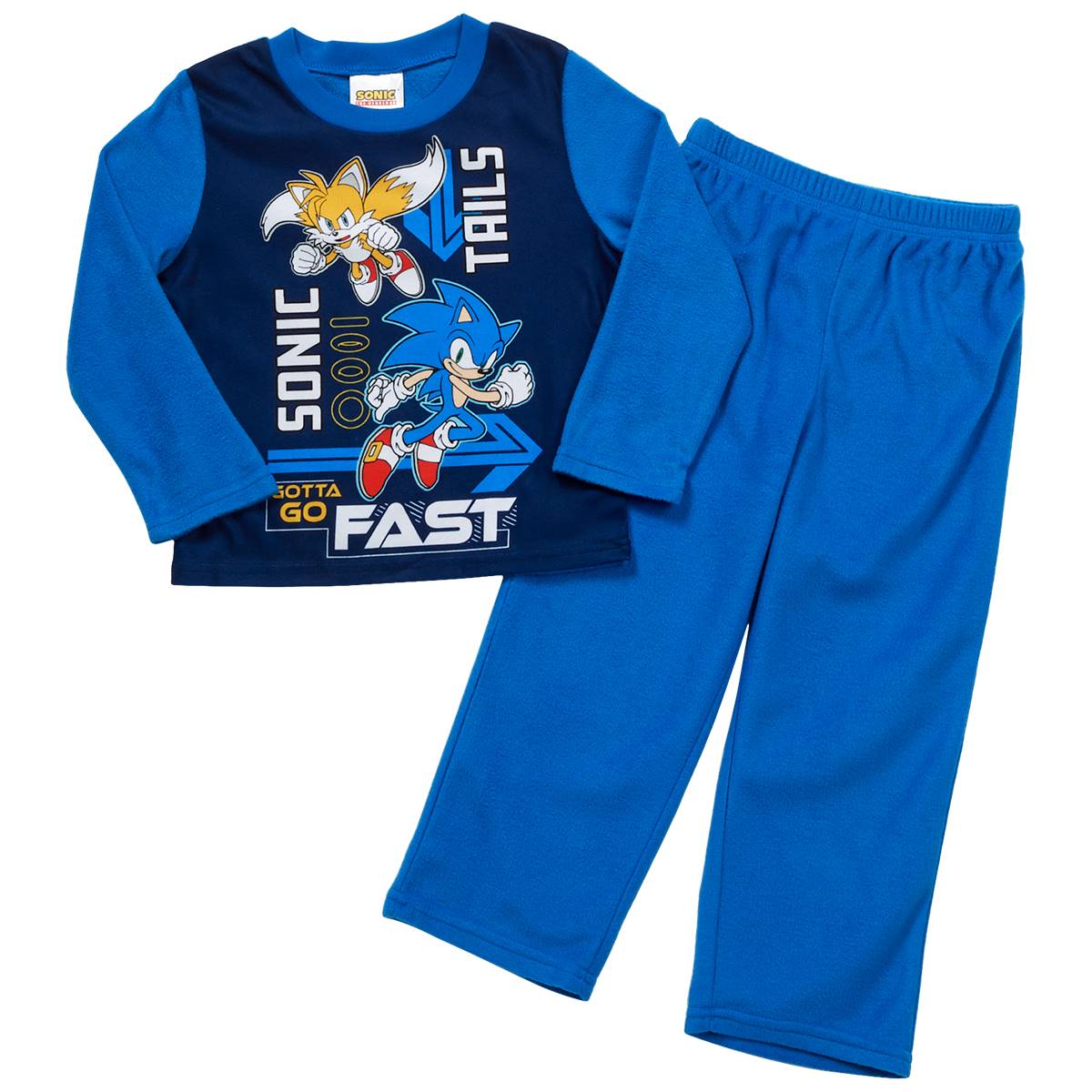 Boys Sonic 2pc. Micro Fleece Pajama Set