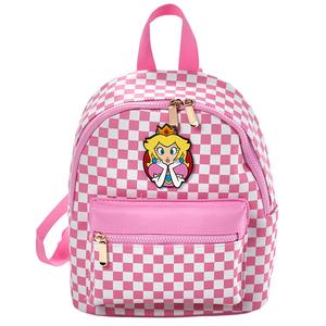 Nintendo Super Mario Peach Checkered Mini Backpack alternate view