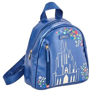 Womens Disney Princess Castle Floral Mini Backpack alternate view