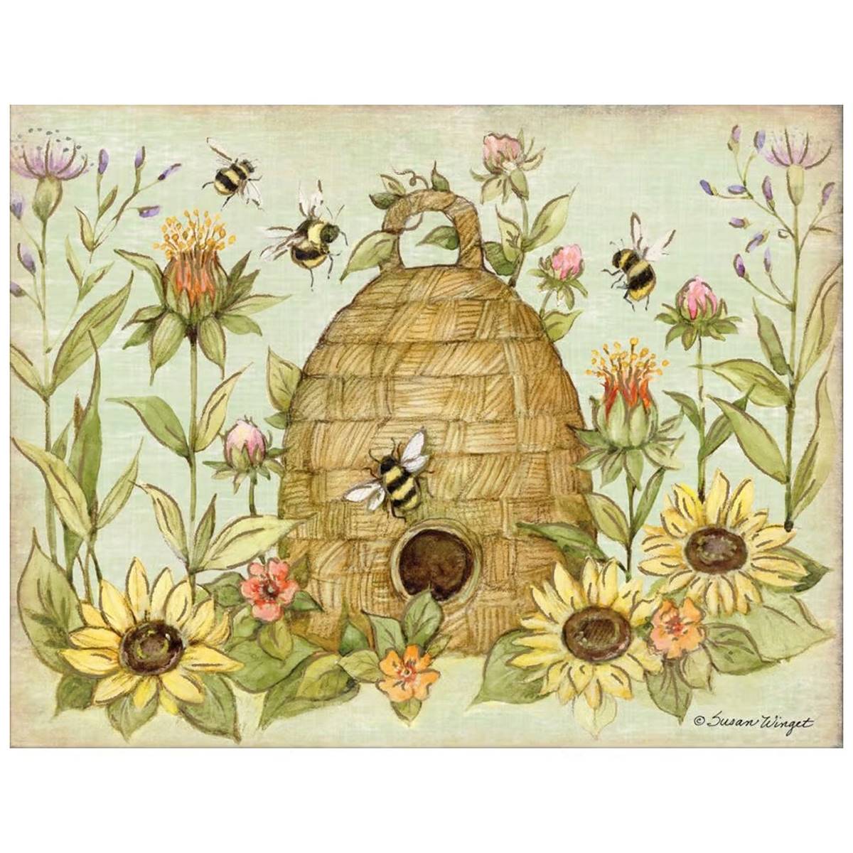 Lang(R) Spring Bees Boxed Note Cards