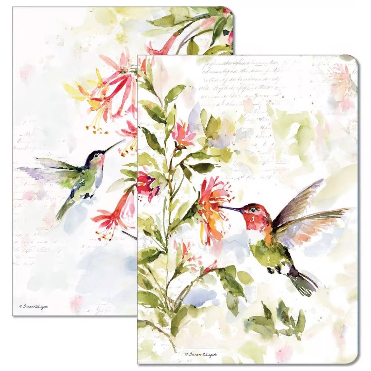 Lang(R) Hummingbird Floral 2pk. Journals