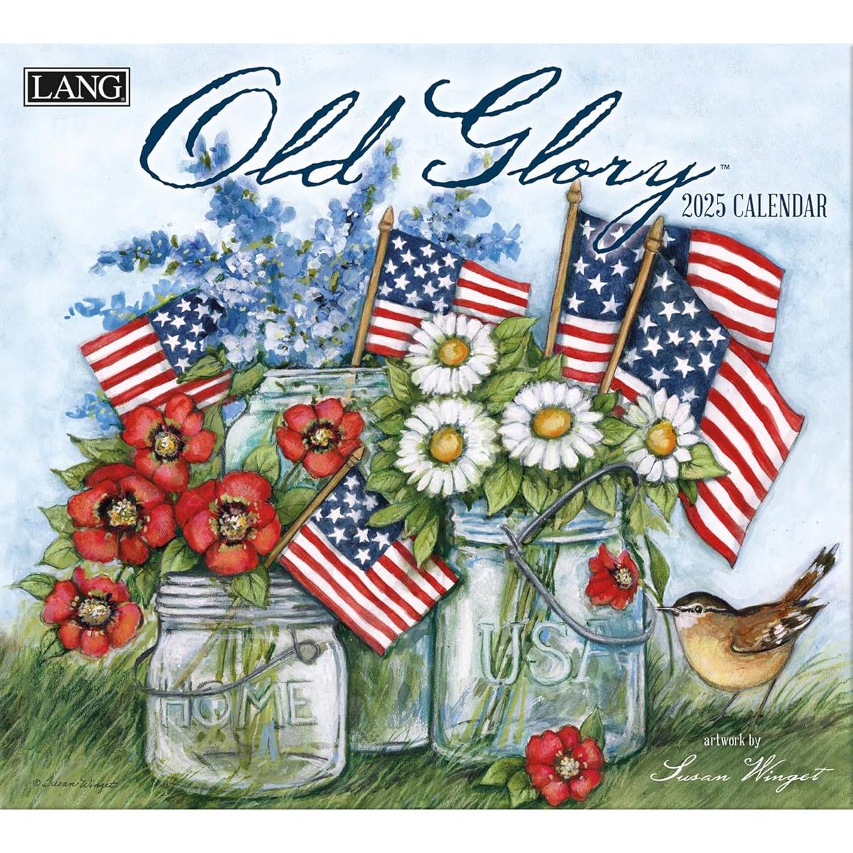 Lang(R) 2025 Old Glory Calendar