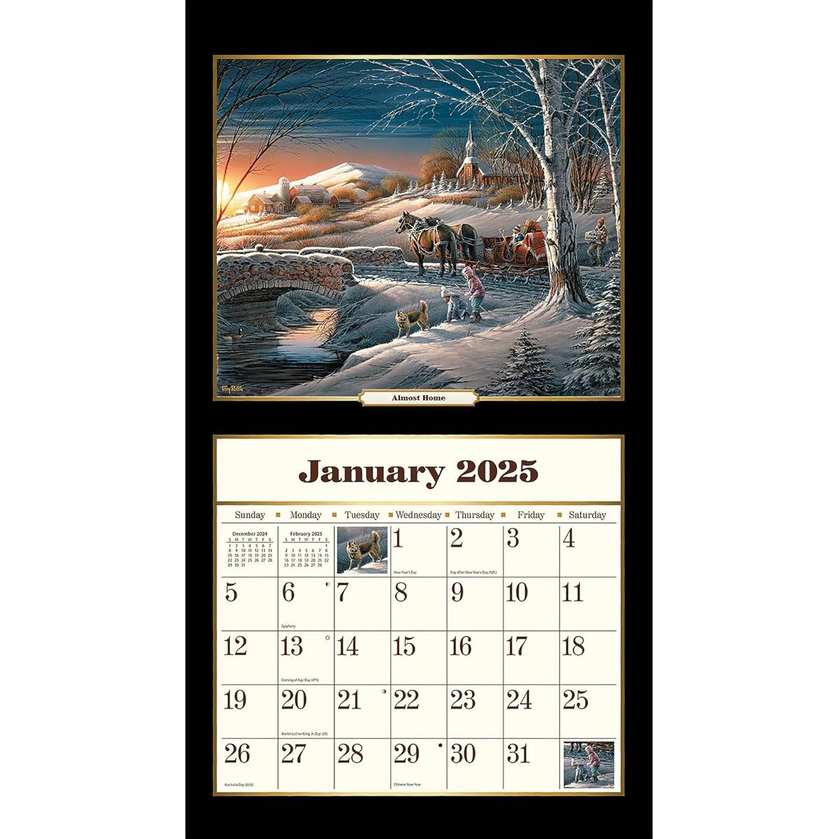 Lang(R) 2025 Terry Redlin Calendar