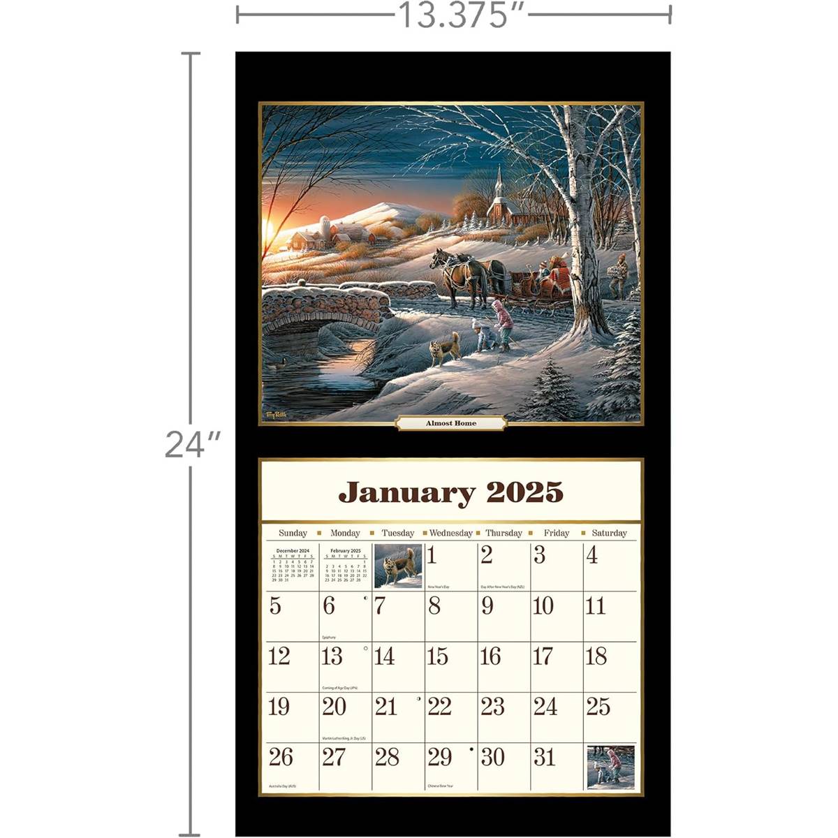 Lang(R) 2025 Terry Redlin Calendar