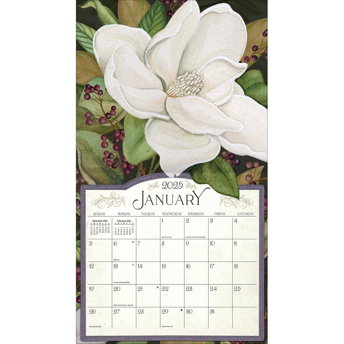 Lang(R) 2025 Midnight Garden Calendar