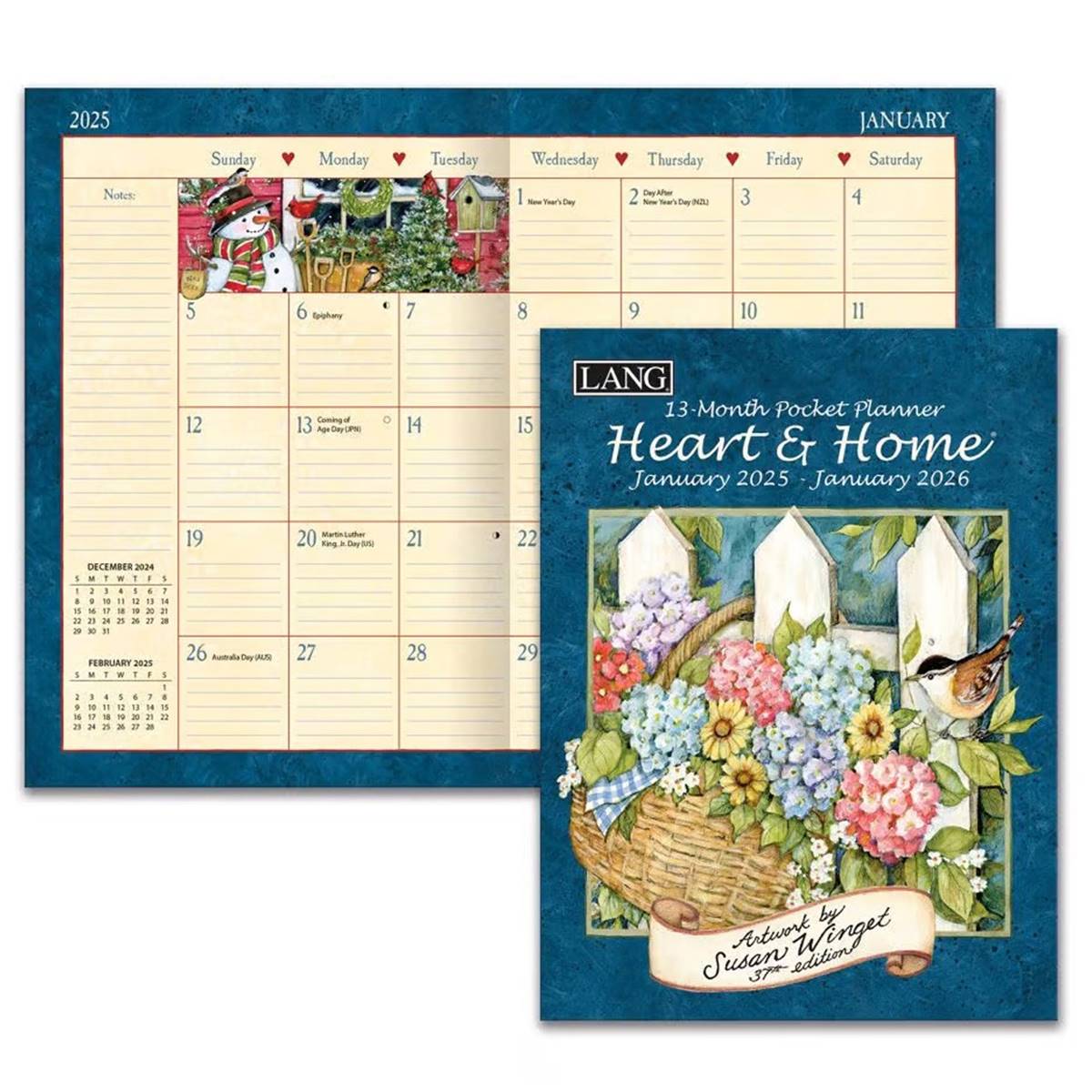 Lang(R) Heart & Home 2025 Pocket Planner