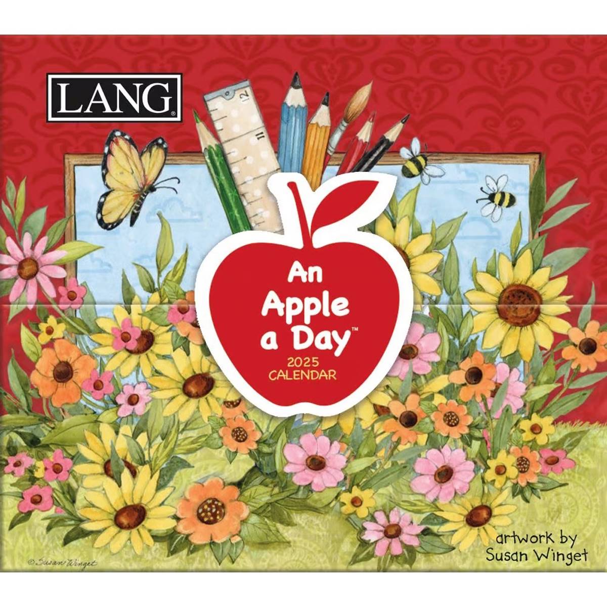 Lang(R) An Apple A Day 2025 365 Daily Thoughts Mini Desk Calendar