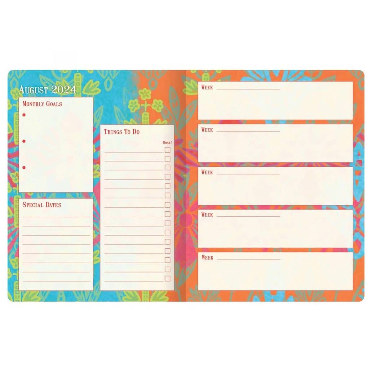 Lang(R) Bohemian 2025 Monthly Planner