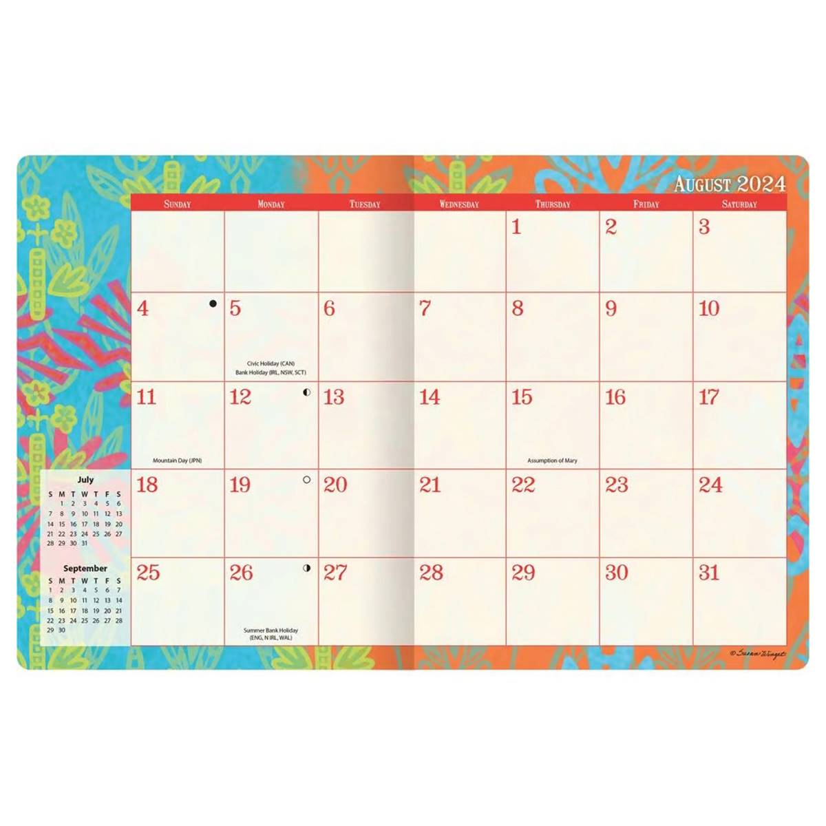 Lang(R) Bohemian 2025 Monthly Planner